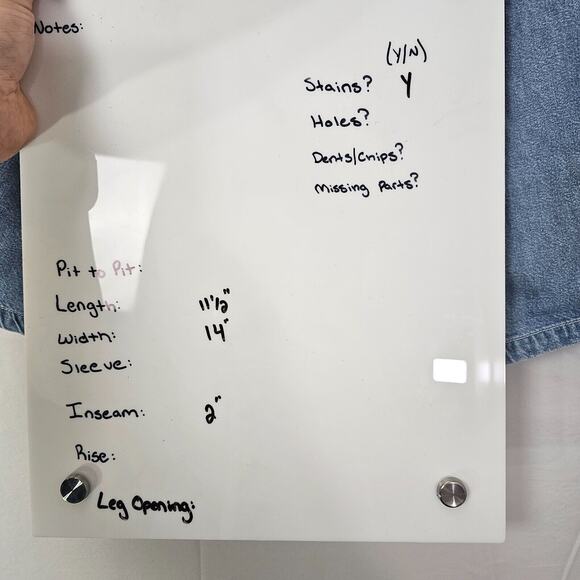 Women’s Vintage Street Wear Carole Little Denim Shorts Drawstring Pockets Size 6 - Picture 7 of 8